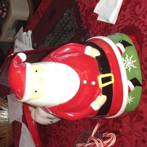 Santa Cookie Jar
